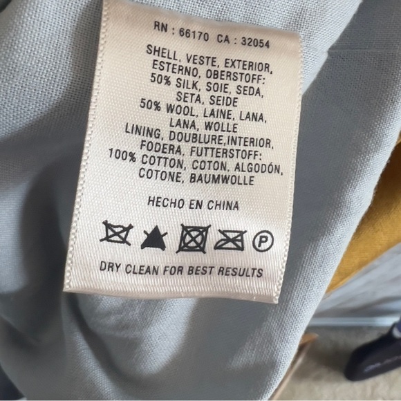 Maeve Gold Silk Sheath Mini Dress - Picture 4 of 5